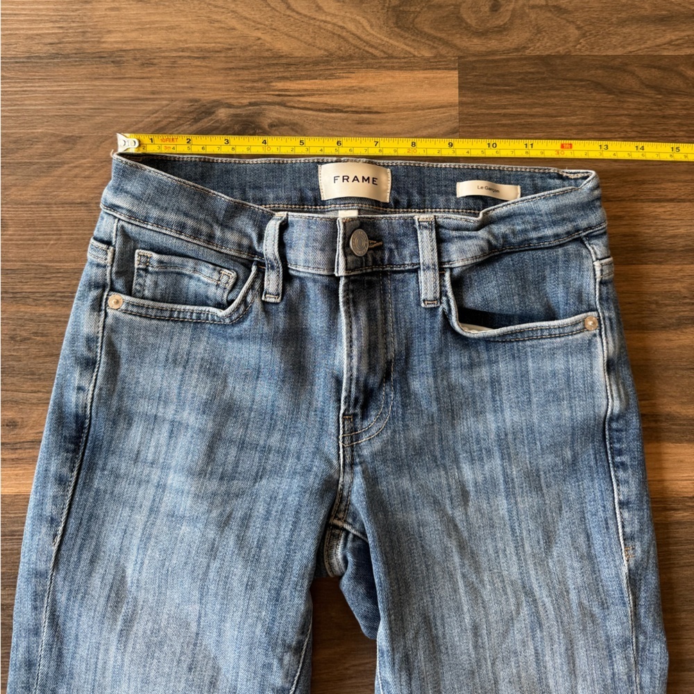 Frame Le Garcon in Daphne Blue Jean in sz 24 - Picture 11 of 13